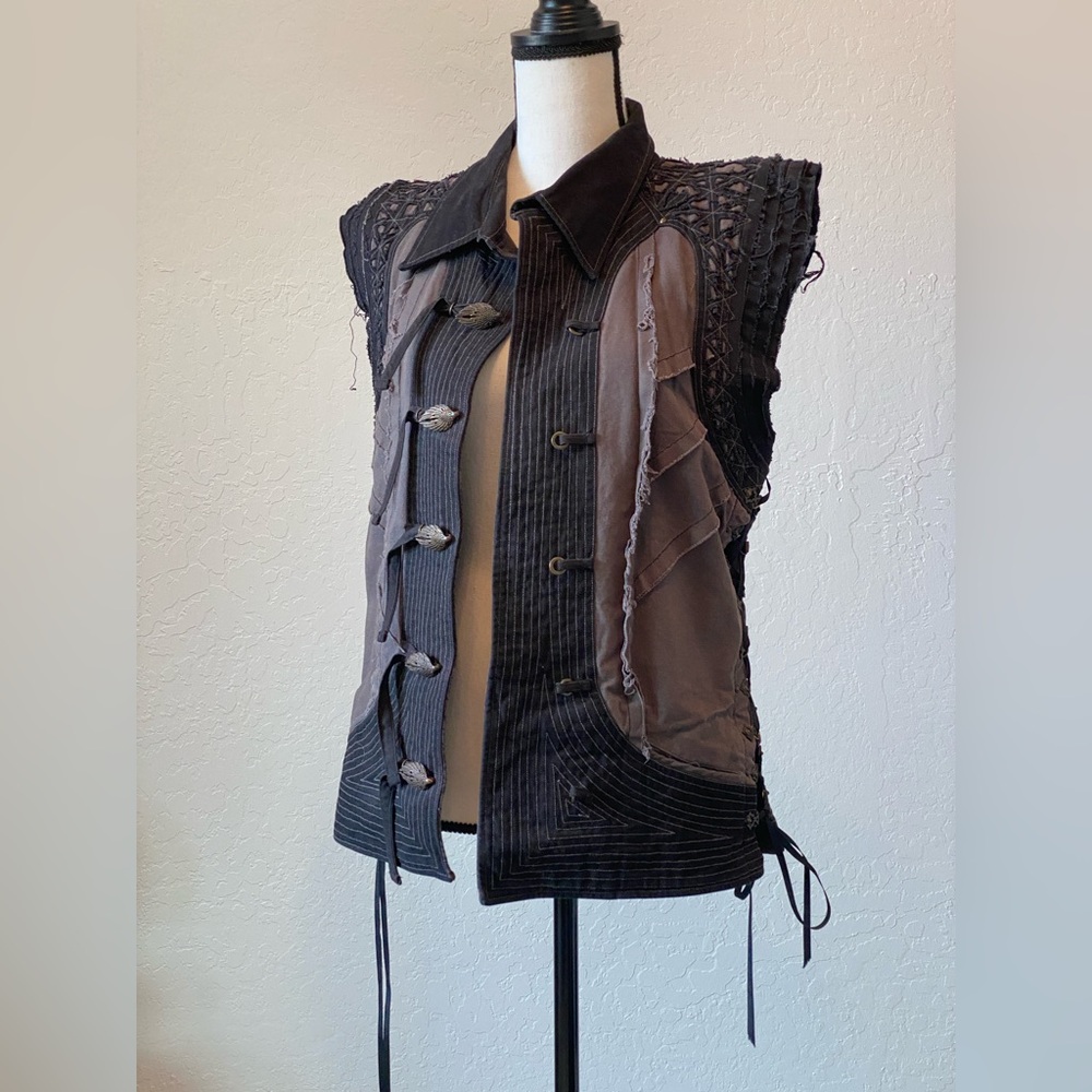 Phoenix Rising Artists unisex vest / festival Burning Man style - Picture 13 of 13